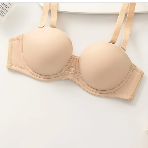 Wingsglove Strapless Multi-way Contour Underwire Bra Beige - Picture 3 of 16